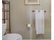 Cozy half bath with updated fixtures and a clean, neutral palette at 4012 Owlshead Mountain St, Las Vegas, NV 89129