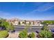 A bright view of residential neighborhood with distant mountains and desert landscape at 4012 Owlshead Mountain St, Las Vegas, NV 89129
