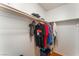 Spacious closet with clothing rack and ample storage space at 4687 Monterey Cir # 1, Las Vegas, NV 89169