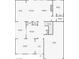 Detailed floor plan showing the layout of the home, including kitchen, bedrooms, living spaces, and outdoor patio at 7931 Campers Village Ave, Las Vegas, NV 89178