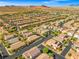 Aerial view showing the location of the home, nearby amenities, and neighborhood layout at 7931 Campers Village Ave, Las Vegas, NV 89178