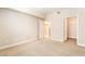 Bedroom with two closets featuring neutral carpet at 8000 Badura Ave # 1058, Las Vegas, NV 89113