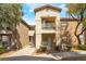 Modern apartment building featuring private balconies and landscaped grounds at 8000 Badura Ave # 1058, Las Vegas, NV 89113