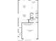 Layout of the first floor featuring the kitchen, garage, and living spaces at 8130 Beebrush Ct, Las Vegas, NV 89113