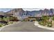 Neighborhood street with view of mountains in the background at 897 Woodburn Ln, Las Vegas, NV 89138