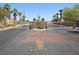 Gated entrance to the community ensures privacy and security for its residents at 9343 Leaping Deer Pl # 103, Las Vegas, NV 89178