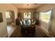 Formal dining room with a large table and chairs at 10561 Rancho Destino Rd, Las Vegas, NV 89183