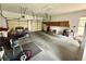 Three car garage with finished cabinets and doors at 10561 Rancho Destino Rd, Las Vegas, NV 89183