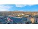 Excellent aerial view of surrounding entertainment venues and city views at 135 E Harmon Ave # 3620, Las Vegas, NV 89109
