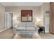 Cozy living room features neutral tones, comfortable seating, and stylish artwork at 135 E Harmon Ave # 3620, Las Vegas, NV 89109