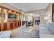 Inviting living room featuring a sleek entertainment center and modern furnishings at 135 E Harmon Ave # 3620, Las Vegas, NV 89109