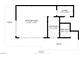 Floor plan displaying the layout of the detached casita, bathroom, closet, and patio areas at 1491 Reims Dr, Henderson, NV 89012