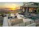 This rooftop deck is an entertainer's dream with a pool, hot tub, and outdoor kitchen at 1491 Reims Dr, Henderson, NV 89012