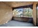 The cozy balcony has textured walls with a lovely view of the trees and grounds at 2200 S Fort Apache Rd # 2049, Las Vegas, NV 89117