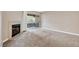 Spacious living room featuring a fireplace and sliding glass door with balcony access at 2200 S Fort Apache Rd # 2049, Las Vegas, NV 89117