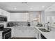 Well-lit kitchen featuring white cabinets, modern appliances, and a spacious countertop for easy meal preparation at 2325 Windmill Pkwy # 1124, Henderson, NV 89074