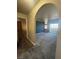 Living room with carpet and slider door to balcony at 2700 N Rainbow Blvd # 1084, Las Vegas, NV 89108