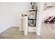 Water heater and water conditioner in garage at 3004 Canton Hills St, Henderson, NV 89052