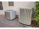 Two HVAC units are located on the side of the house at 3004 Canton Hills St, Henderson, NV 89052
