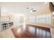Spacious living area featuring an open layout, tile/wood floors, and lots of natural light at 3004 Canton Hills St, Henderson, NV 89052