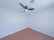 A clean bedroom with wood floors and a ceiling fan overhead at 3667 Descanso St, Las Vegas, NV 89121