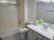 Bathroom with vanity, tub and shower combo at 4356 Pittsfield St, Las Vegas, NV 89115