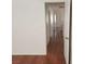 Hallway with hardwood floors and access to other rooms in the house at 4356 Pittsfield St, Las Vegas, NV 89115