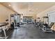 Well-equipped fitness center features state-of-the-art equipment, ample lighting, and a comfortable workout environment at 5185 Indian River Dr # 229, Las Vegas, NV 89103