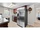 Modern kitchen with stainless steel appliances, granite countertops, and ample cabinet space at 5185 Indian River Dr # 229, Las Vegas, NV 89103