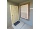 Apartment entry featuring decorative security door, screen and address number at 555 E Silverado Ranch Blvd # 1069, Las Vegas, NV 89183