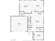 Main floor plan featuring a 2 car garage, Gathering room, kitchen, dining room, living room and a main floor bedroom at 8022 Severn Valley St, Las Vegas, NV 89139