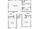 Upstairs floor plan featuring the Primary Bedroom, 2 additional bedrooms, 2 bathrooms and a mudroom at 8022 Severn Valley St, Las Vegas, NV 89139