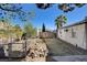 Backyard featuring gravel landscaping and perimeter fence at 804 S Mallard St, Las Vegas, NV 89107