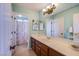Bathroom boasts a large counter, ample lighting and a separate room with a toilet at 8321 Gorsky Ave, Las Vegas, NV 89131