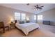 Bright main bedroom with natural light, neutral walls, and comfortable furnishings at 8321 Gorsky Ave, Las Vegas, NV 89131