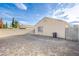 Expansive gravel backyard featuring block wall, providing a low-maintenance outdoor space at , Las Vegas, NV 89130