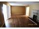 Bright and airy living room with hardwood floors and fireplace at 10 E Bonanza Rd, Las Vegas, NV 89101