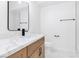 Bathroom featuring a marble countertop vanity at 116 Crescent Bay St, Henderson, NV 89012