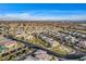 An expansive view of the neighborhood showcasing the density of the homes, landscaping, and layout at 12355 Grey Dunes Ave, Las Vegas, NV 89138