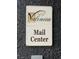 Close-up of the Valencia Mail Center sign, highlighting the community's postal facilities at 1455 E Katie Ave # L23, Las Vegas, NV 89119