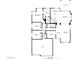 Detailed floor plan showcasing layout of home, including bedrooms, bathrooms, and living areas at 1766 Baja Ln, Henderson, NV 89012