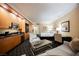 Contemporary kitchenette offers convenience with stainless steel appliances and sleek cabinets at 2000 N Fashion Show Dr # 4200, Las Vegas, NV 89109