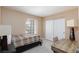 Bedroom with a twin bed, wooden desk, and closet at 2120 Ramrod Ave # 513, Henderson, NV 89014
