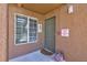 Building featuring the unit number with an adjacent fire alarm system at 2120 Ramrod Ave # 513, Henderson, NV 89014