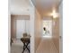 Hallway featuring beige carpet and paint at 2120 Ramrod Ave # 513, Henderson, NV 89014