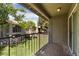 Balcony overlooking a green courtyard at 2750 S Durango Dr # 2061, Las Vegas, NV 89117