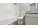 Bathroom with a combined shower and tub at 2750 S Durango Dr # 2061, Las Vegas, NV 89117