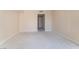 Bedroom featuring plush carpet, neutral walls, and an interior door at 2877 Paradise Rd # 1806, Las Vegas, NV 89109