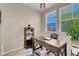 Bright office space with desk and natural light from two windows, ideal for remote work at 2924 Duverney Ave, Henderson, NV 89044