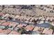 Neighborhood aerial view showing property's location with nearby homes and community features at 2986 Matese Dr, Henderson, NV 89052